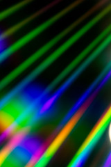 Futuristic Science Fiction Rainbow Holographic Background Compact Disc