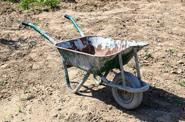 Wheelbarrow for household and construction work