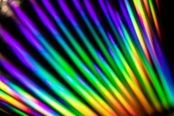 Futuristic Science Fiction Rainbow Holographic Background Compact Disc