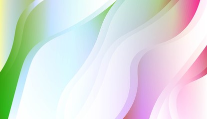 Obraz premium Futuristic Color Design Geometric Wave Shape. For Flyer, Brochure, Booklet And Websites Design Vector Illustration with Color Gradient.