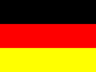 Germany flag, official colors and proportion correctly. National Germany flag. Vector illustration. EPS10.