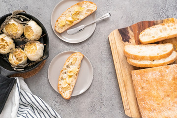 Roasted garlic