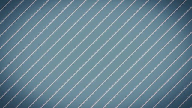 Beautiful linear background of appearing and disappearing wide stripes, seamless loop. Animation. Beige and blue straight lines widen and narrow down.