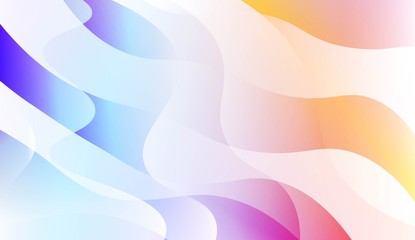 Abstract Background With Dynamic Effect. For Futuristic Ad, Booklets. Vector Illustration with Color Gradient.