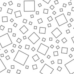 Fototapeta na wymiar Random squares pattern. Abstract background. Geometrical square elements texture.