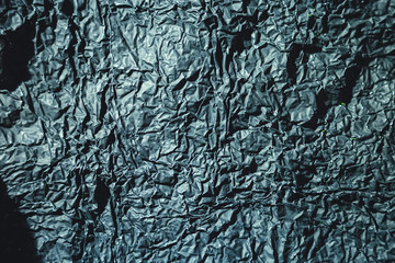 crumpled metal texture close up