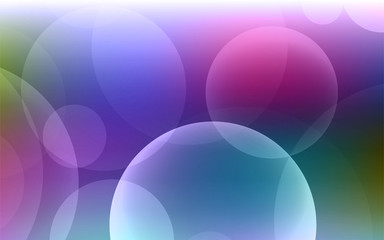 Abstract Bokeh white circle background