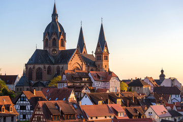 historic city heppenheim bergstrasse hesse germany