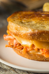 Homemade Korean Grilled Cheese Sandwich