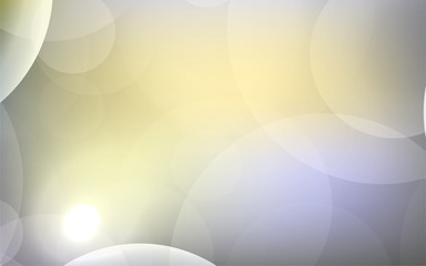 Abstract Bokeh white circle background