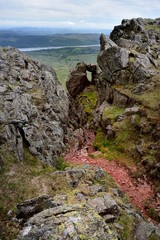 Rock formation on Dow Crag