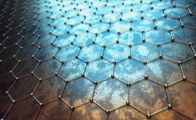 Graphene Hexagonal Atomic Connection Science Technology