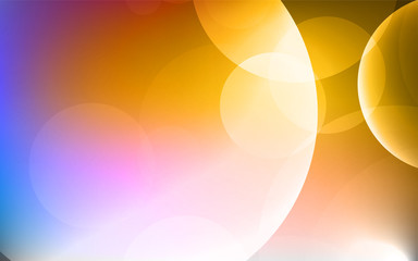 Abstract Bokeh white circle background