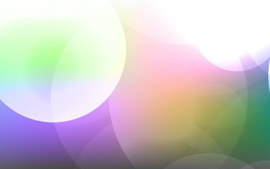 Abstract Bokeh white circle background