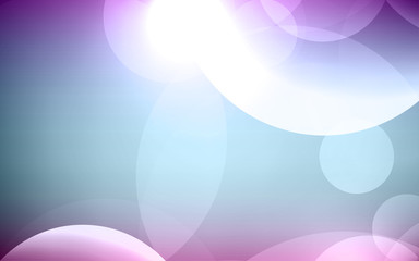 Abstract Bokeh white circle background