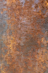 Old Weathered Corrugated Rusty Metal Texture