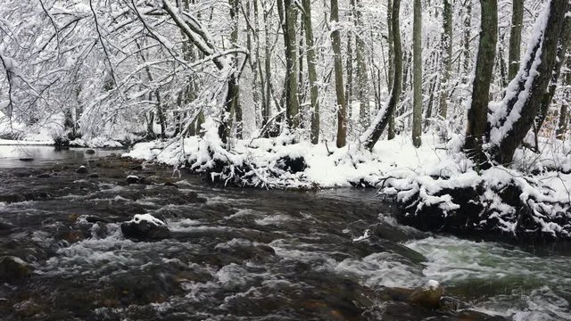 Bayas or Baias River, Gorbeia Natural Park, Alava, Basque Country, Spain, Europe