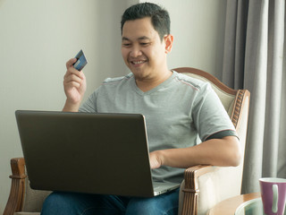 Man Making Online Purchase