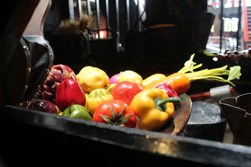 maqueta de simulacion de vegetales