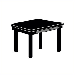 Table icon. Vector illustration. Eps10