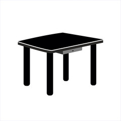 Table icon. Vector illustration. Eps10