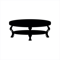 Table icon. Vector illustration. Eps10