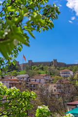 Obraz premium Walls of the castle Samuil above Ohrid
