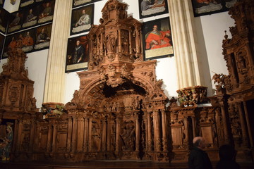 Interior de la Catedral de Burgos, Espaa.