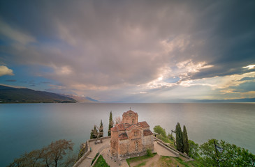 Fototapeta na wymiar Jovan Kaneo Church in Ohrid