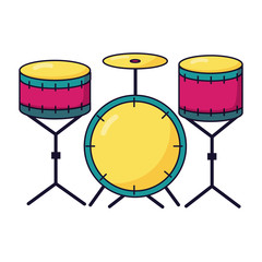 Obraz na płótnie Canvas drums classic music festival background