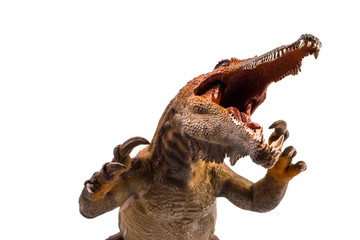  Baryonyx  ,dinosaur on white background