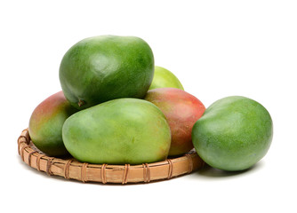 mangos on white background 