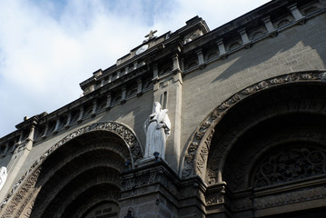 Obraz premium The Minor Basilica and Metropolitan Cathedral of the Immaculate Conception also know as the Manila Cathedral