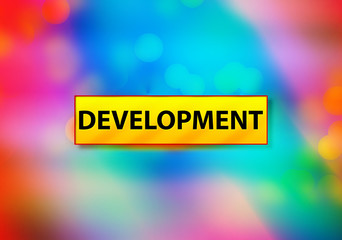 Development Abstract Colorful Background Bokeh Design Illustration