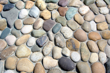 cobblestone wall. Background. Texture	