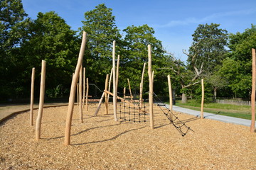 Fototapeta premium Saint-Herblain - Parc de la Bégraisière - Nouvelle aire de jeux