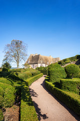 Gardens and castle of Marqueyssac in the historic Perigord region of France