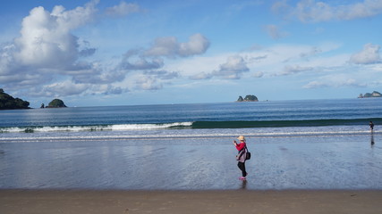 Walk along the beach