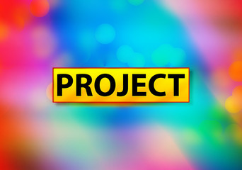 Project Abstract Colorful Background Bokeh Design Illustration
