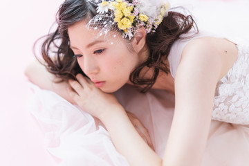 Naklejka premium 花嫁