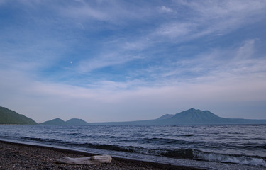 初夏の支笏湖（Lake Shikotsu in early summer）