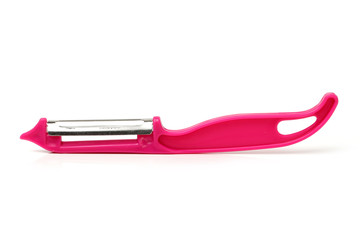 Vegetable and fruit peeler isolated on white background 