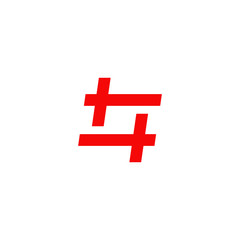 Hash tag logo icon inspiration vector template