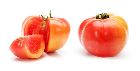 tomato on white background