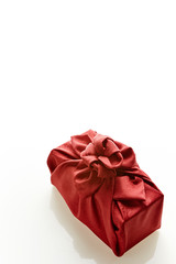 Korean traditional wrapping bag on white background