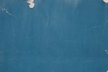 Afwasbaar Fotobehang Retro Blank grunge concrete wall blue color for texture background