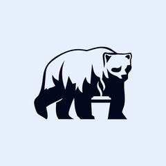 bear cofee logo