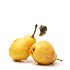 Tasty pear isolated on white background