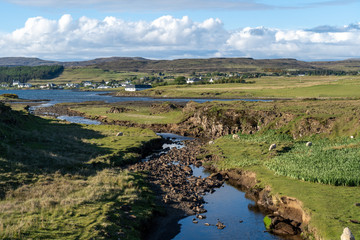 Fototapeta na wymiar Isle of Skye Schottland Naturaufnahme