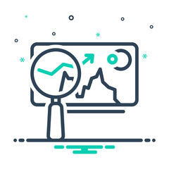 mix icon for market analysis